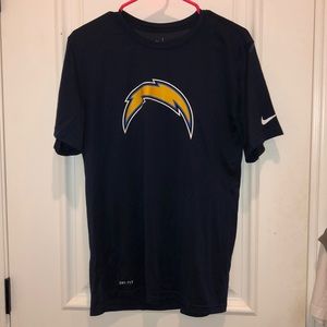Nike chargers dry fit short sleeve